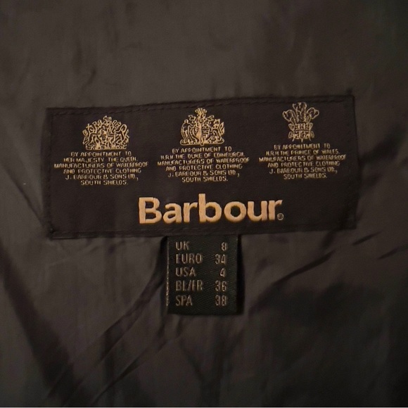 Barbour Cavalry Polarquilt Jacket in Navy - Picture 9 of 9
